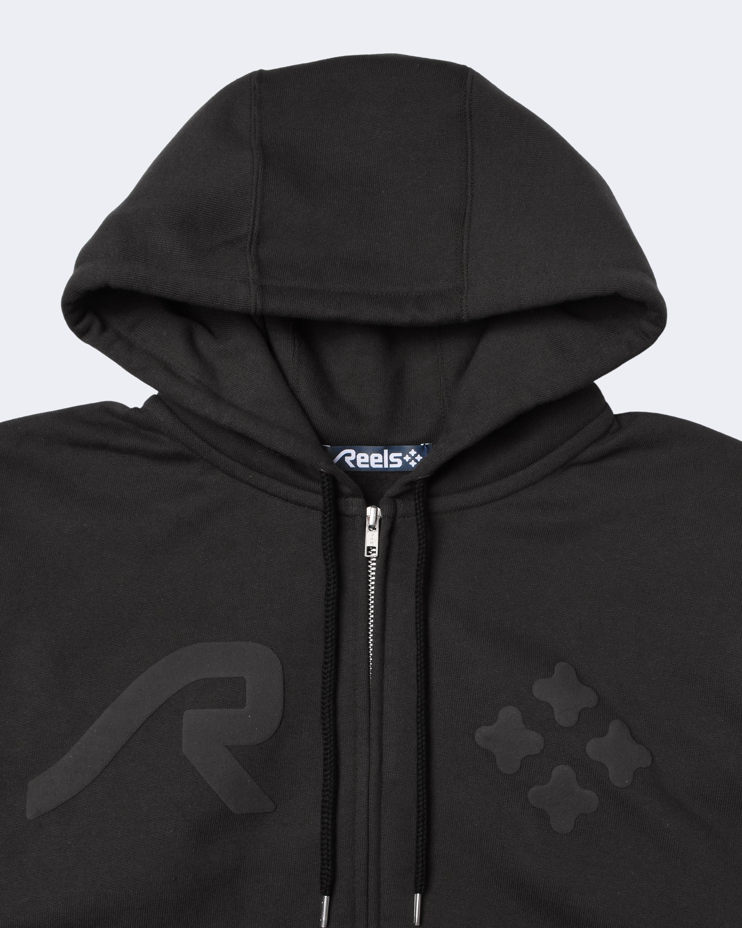 PUFF PRINT ZIP HOODIE