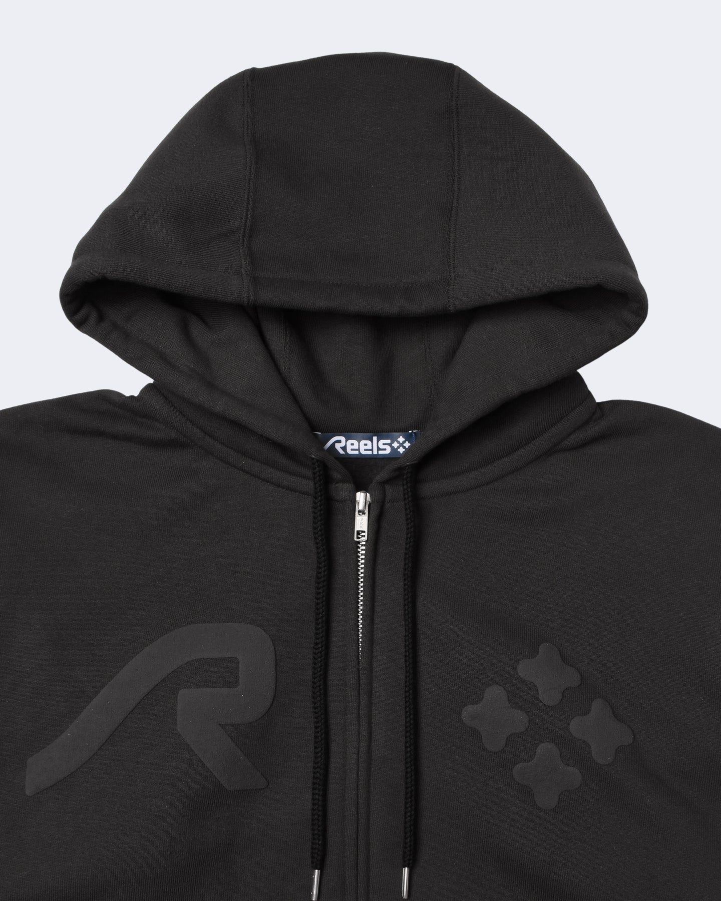 PUFF PRINT ZIP HOODIE