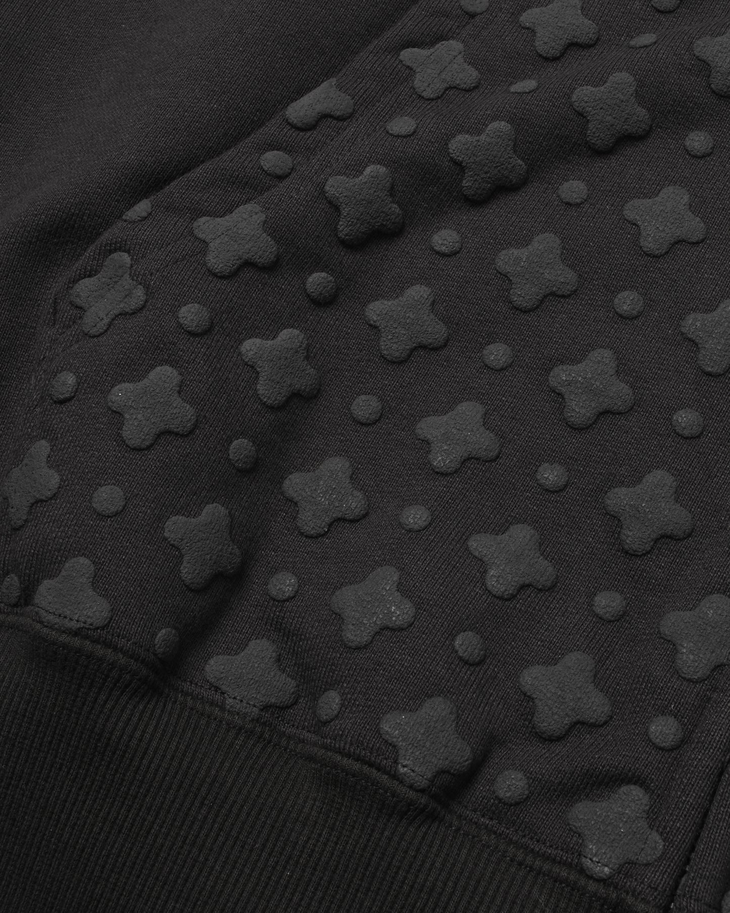 PUFF PRINT ZIP HOODIE