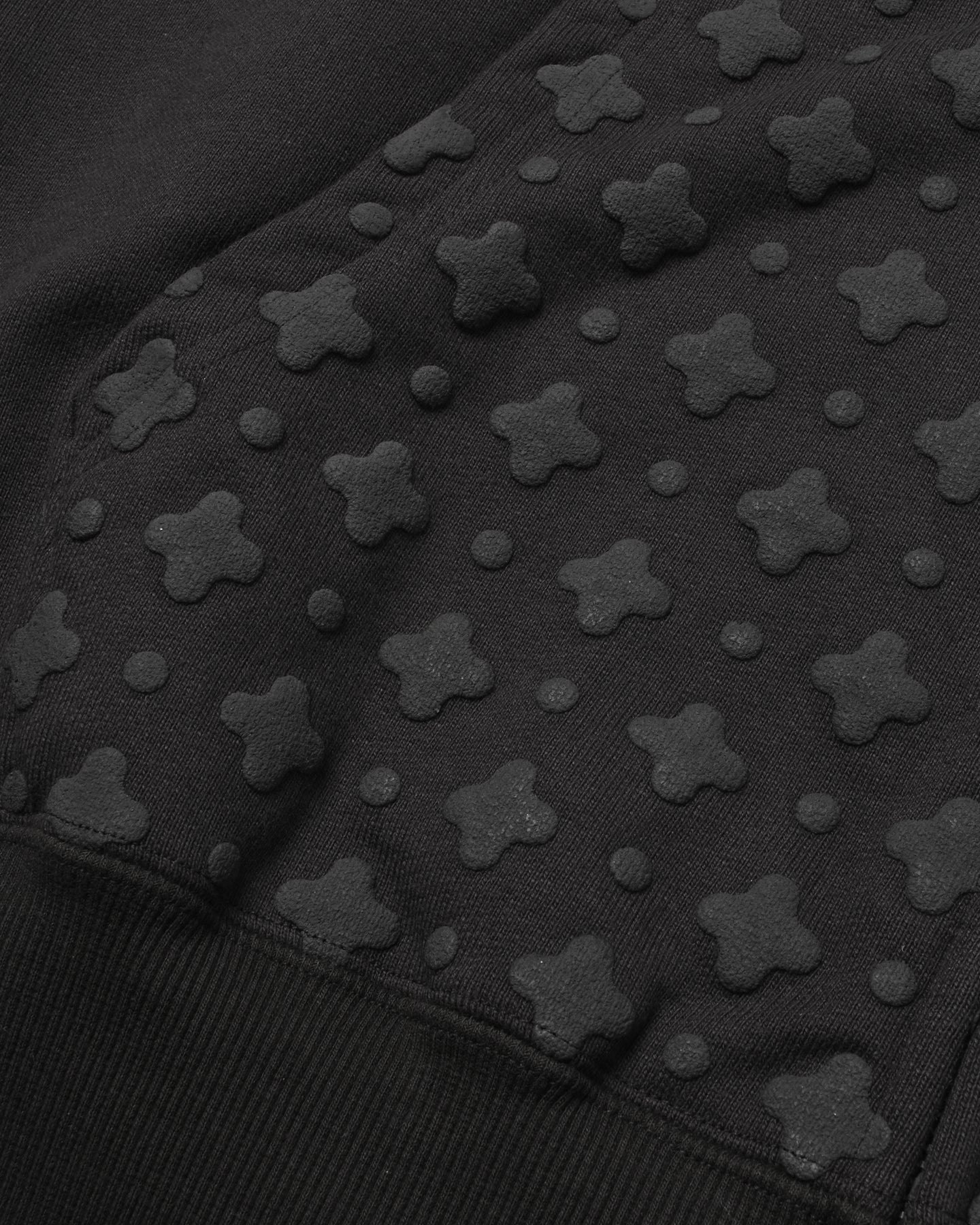 PUFF PRINT ZIP HOODIE