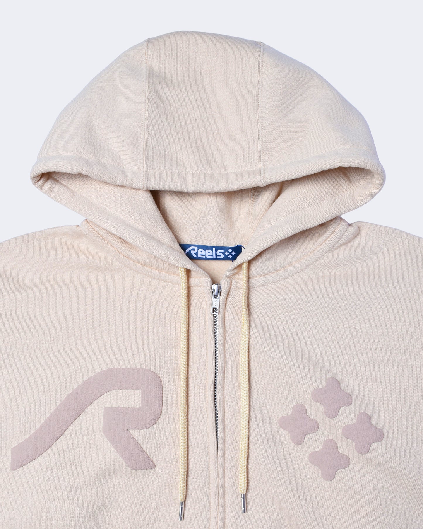PUFF PRINT ZIP HOODIE