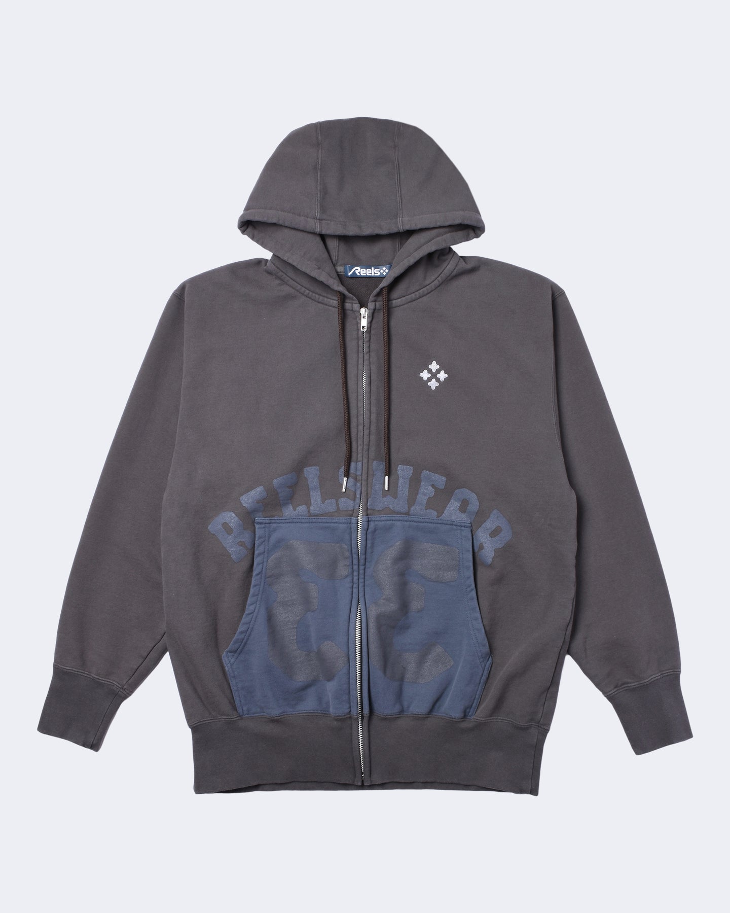 BICOLOR ZIP HOODIE