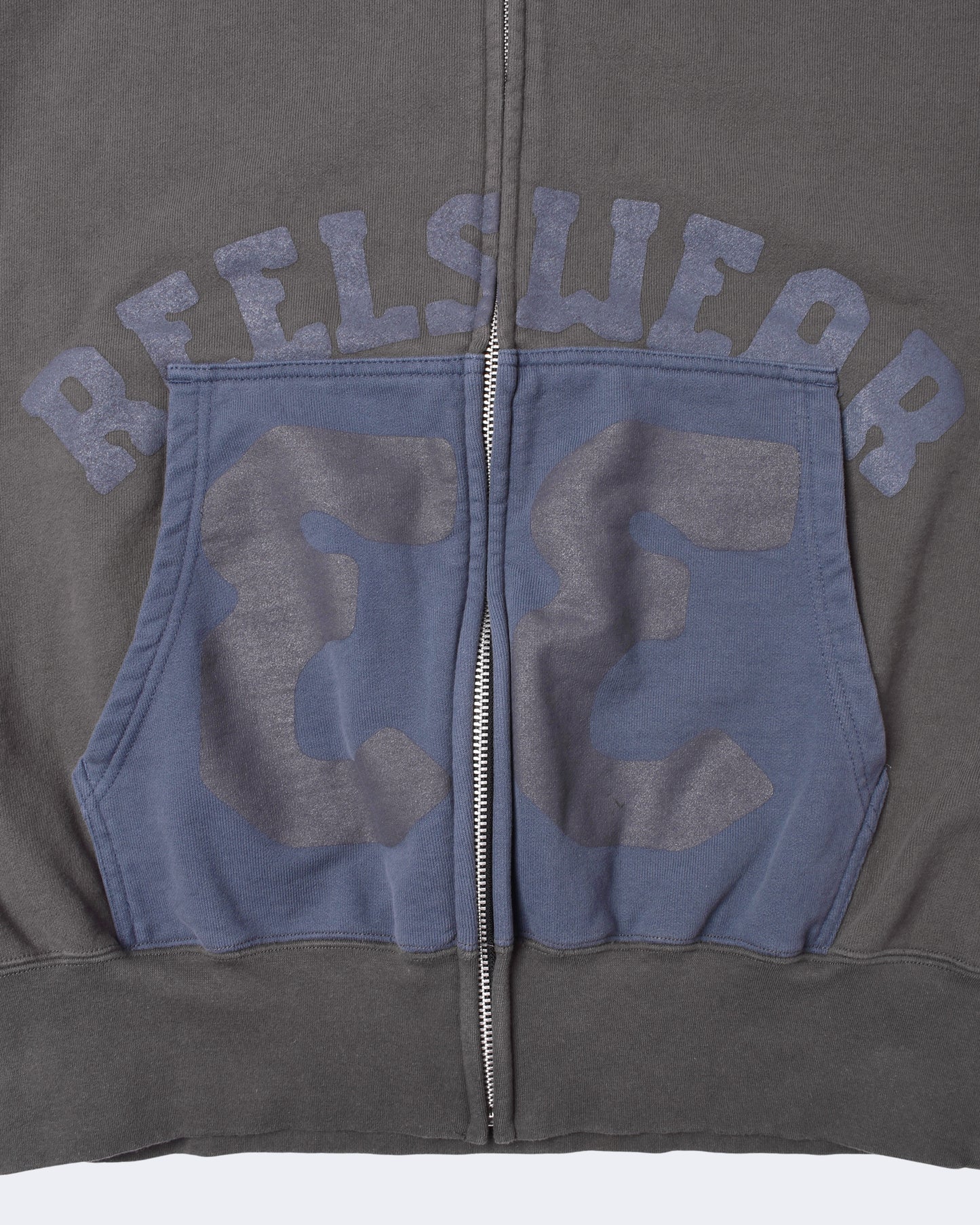 BICOLOR ZIP HOODIE