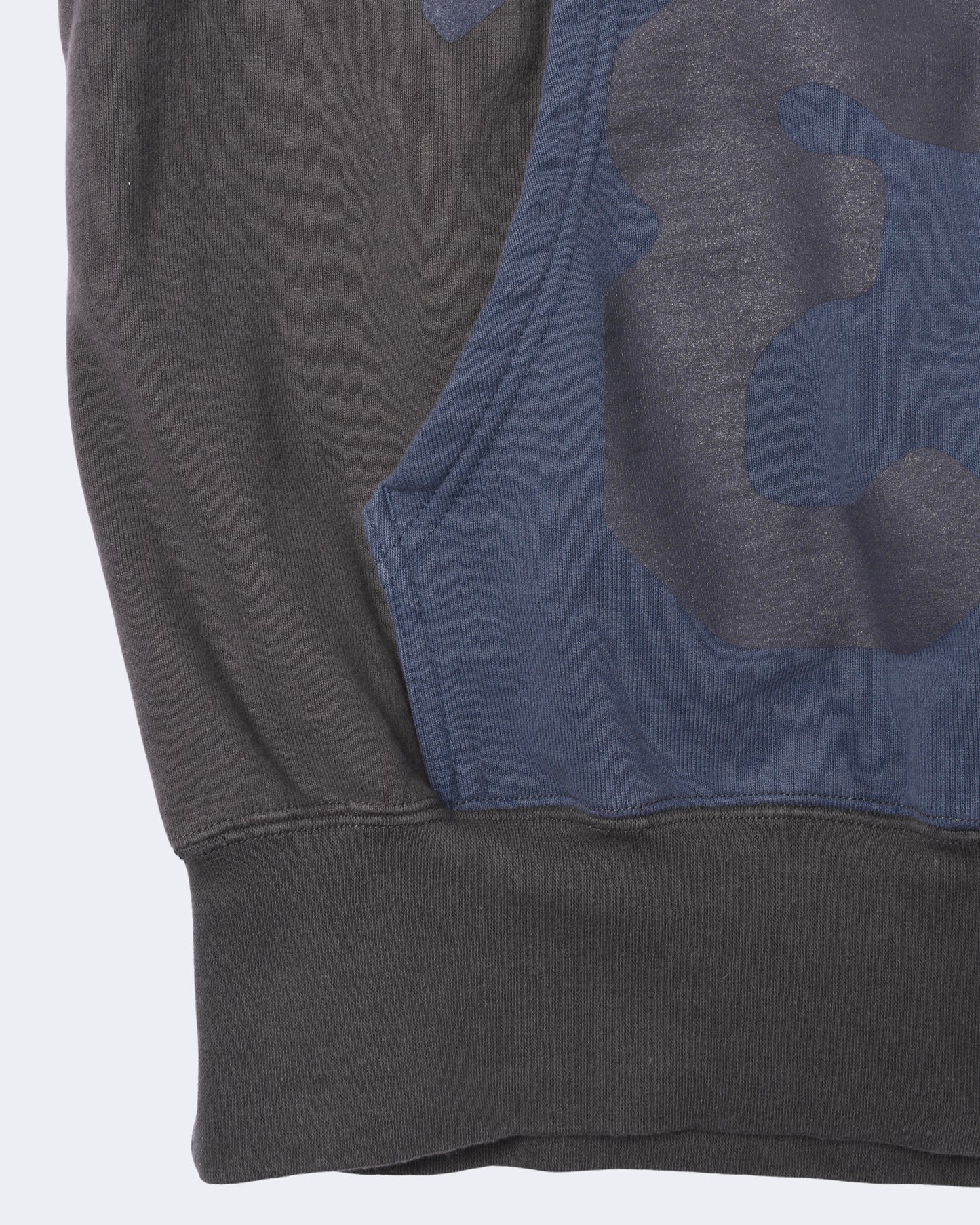 BICOLOR ZIP HOODIE