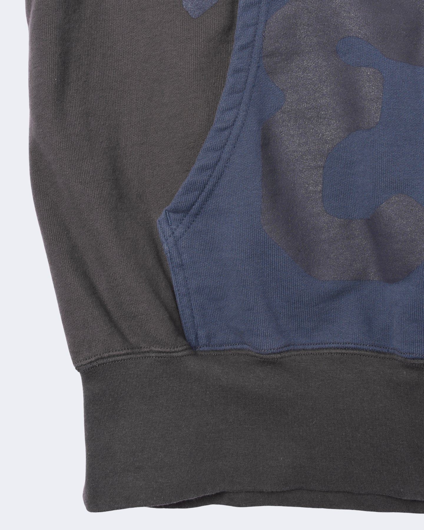 BICOLOR ZIP HOODIE