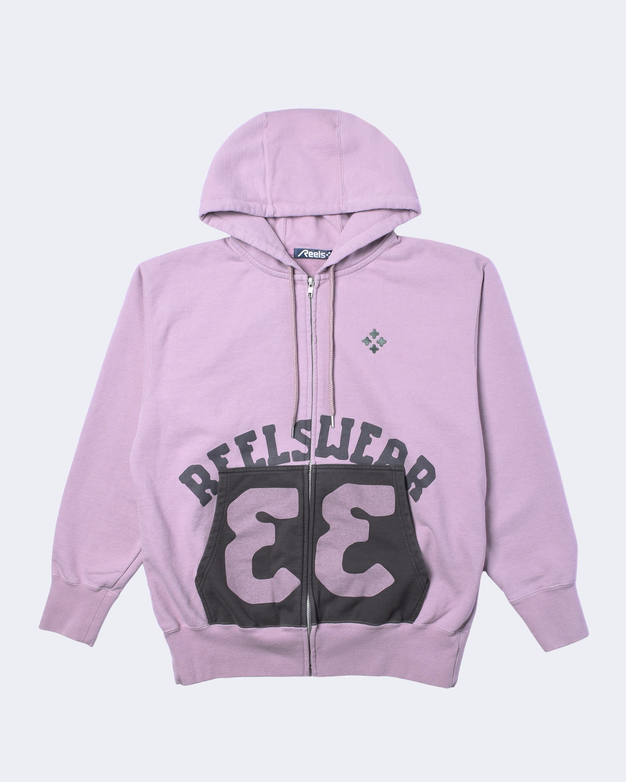 Bizzle ピンクジップL BICOLOR ZIP HOODIE – Reels OFFICIAL ONLINE STORE