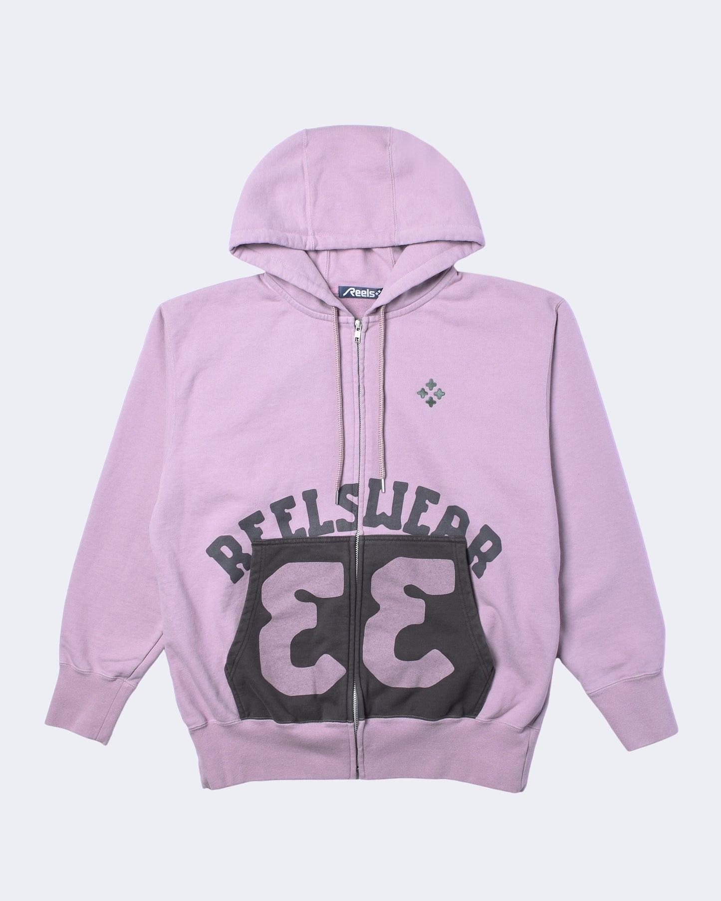 BICOLOR ZIP HOODIE