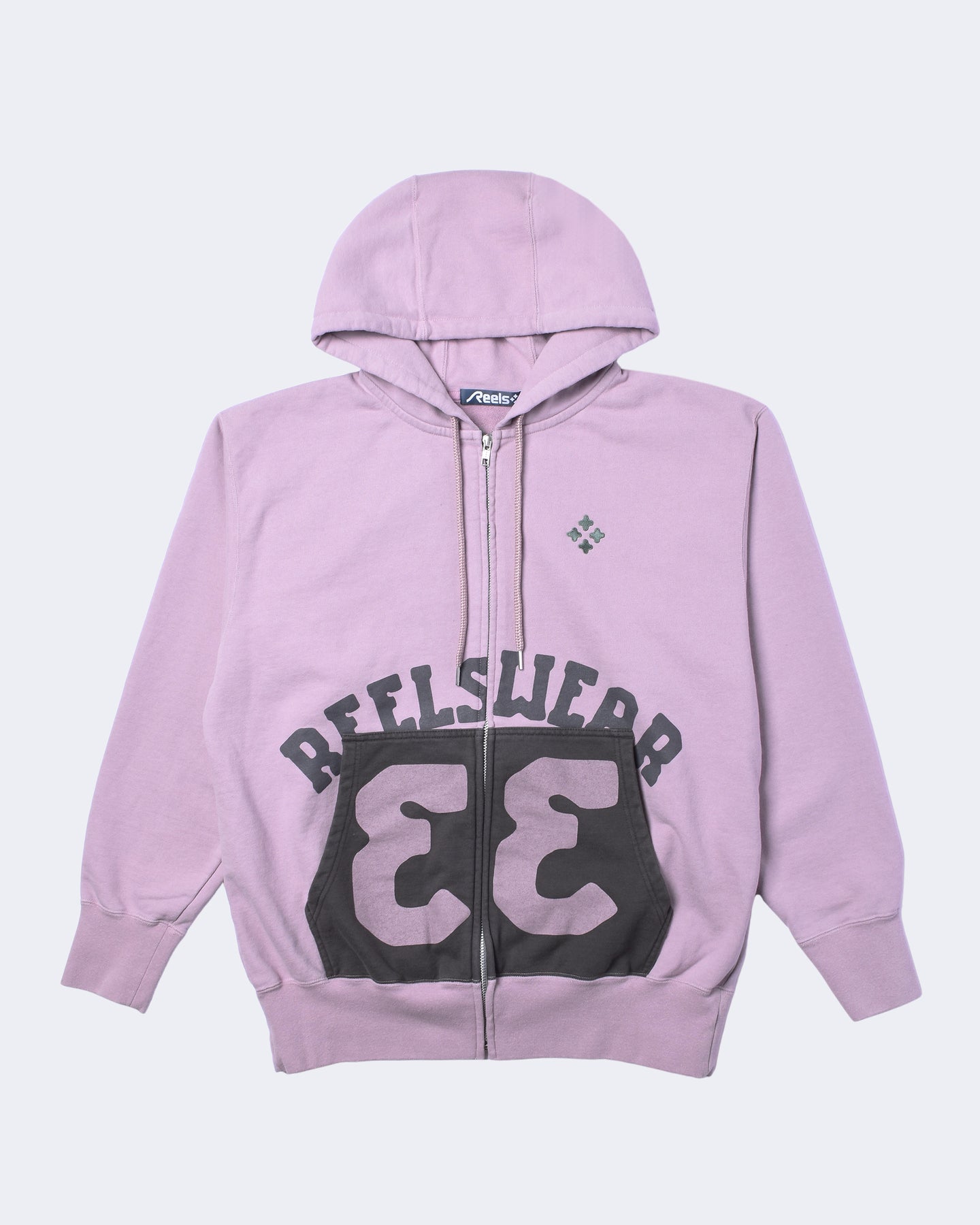 BICOLOR ZIP HOODIE